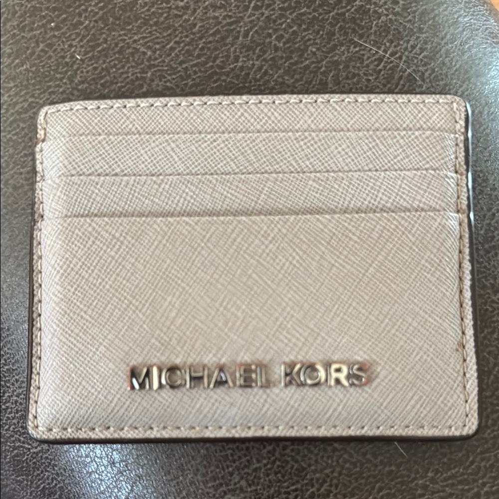 Michael Kors Gray Card Holder